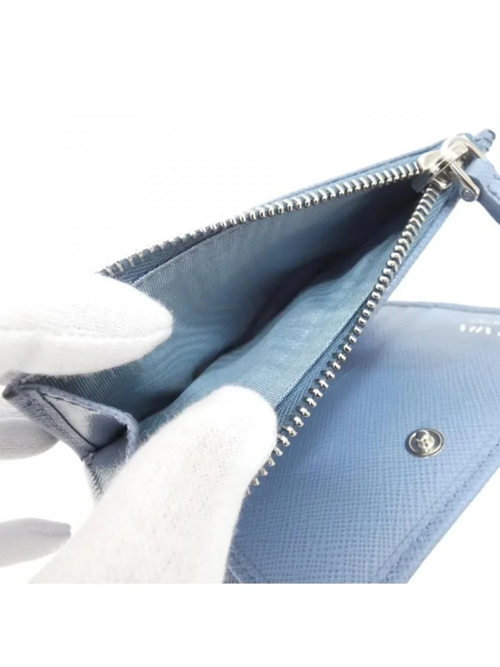 Prada Wallet Silver